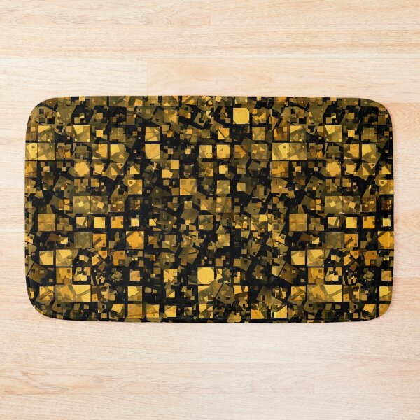 Item preview, Reflective Mosaic Tiles Pattern - Gold designed and sold by Wizzles Emporium.