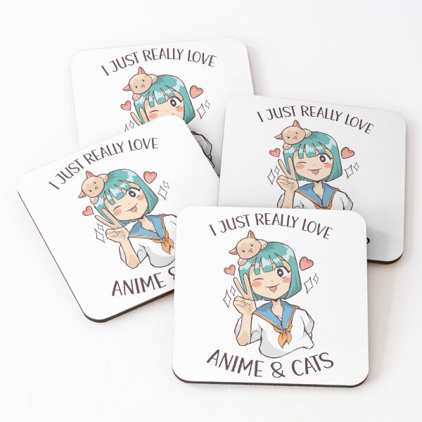 Item preview, I Just Really Love Anime And Cats designed and sold by OnepixArt.