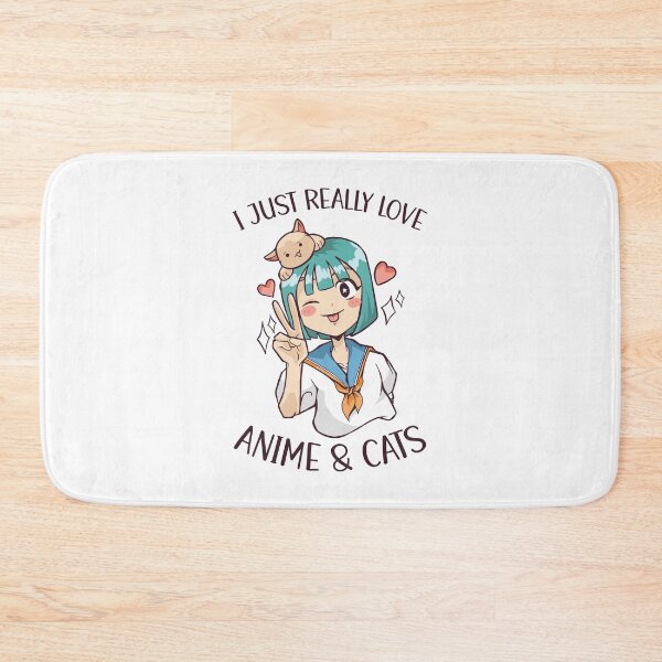 Item preview, I Just Really Love Anime And Cats designed and sold by OnepixArt.