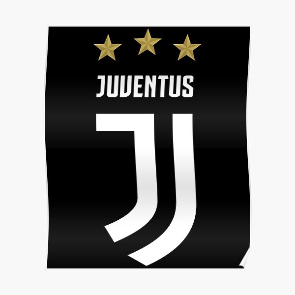 Juventus Logo Black And White Posters | Redbubble