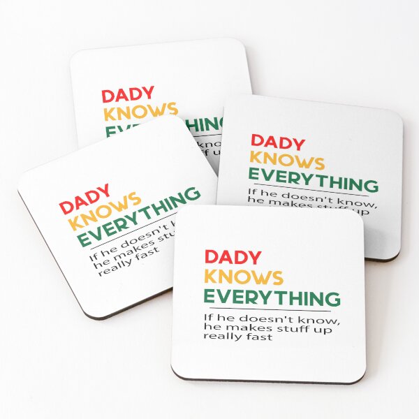 Item preview, DAD KNOWS EVERYTHING designed and sold by yoyodsing15.