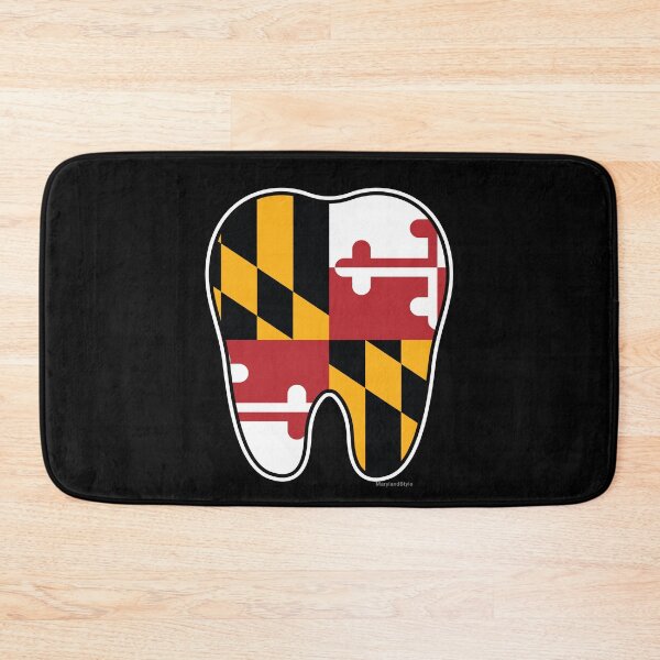Item preview, Maryland Flag Tooth for Dentists, Orthodontists, Dental hygienists and more  designed and sold by MarylandStyle.