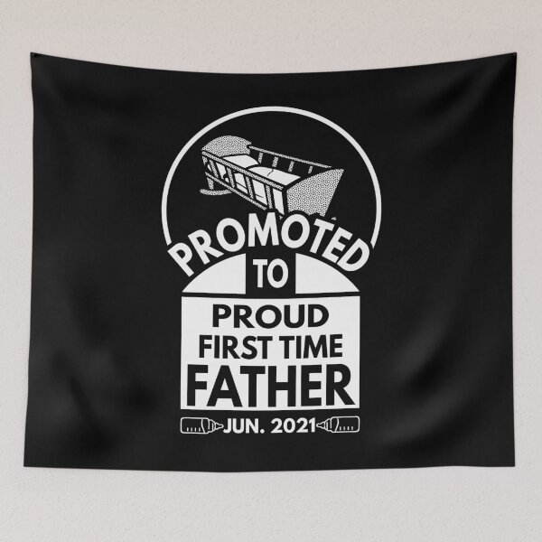 Item preview, Proud First Time Father - June designed and sold by MoonsmileProd.