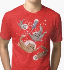 Cat Tri-blend T-Shirt