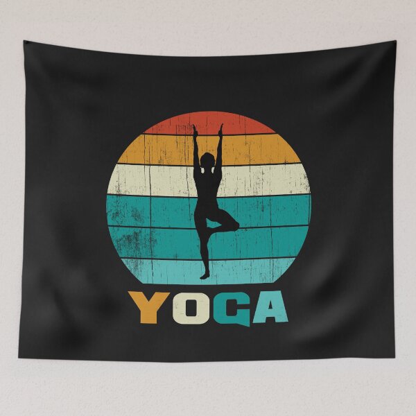 Item preview, Vintage Retro Yoga: Best Funny Gift for Yoga Lovers designed and sold by FamousShirts.