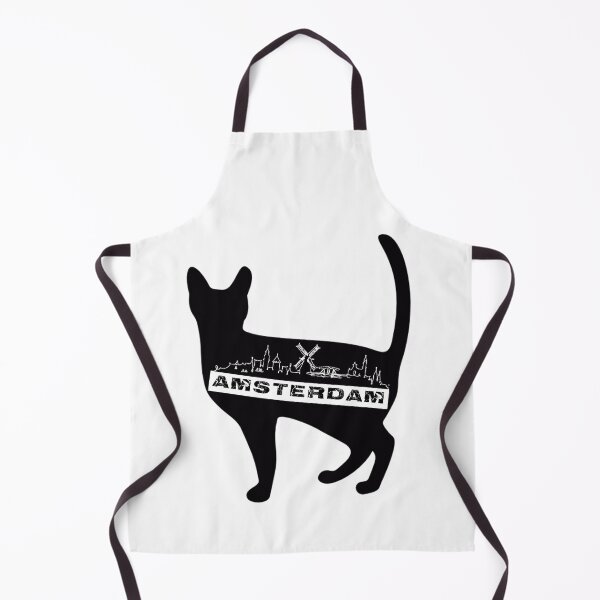 Item preview, amsterdam skyline cat designed and sold by ishako online.