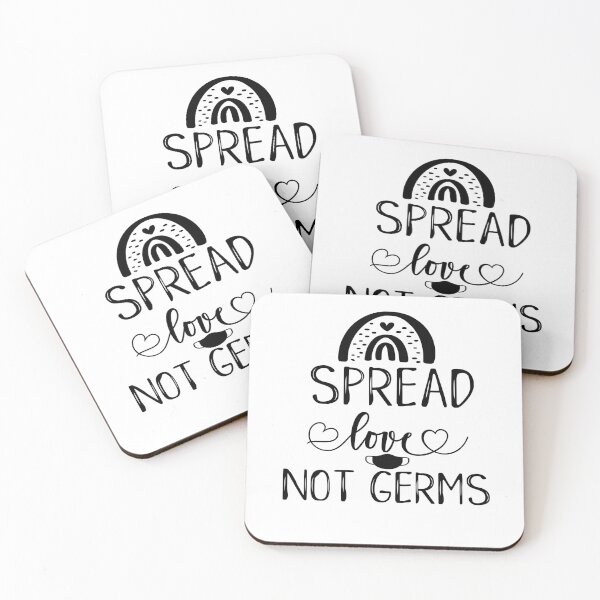 Item preview, Spread Love Not Germs -Pandemic- Valentine in Quarantine  designed and sold by younghopes.