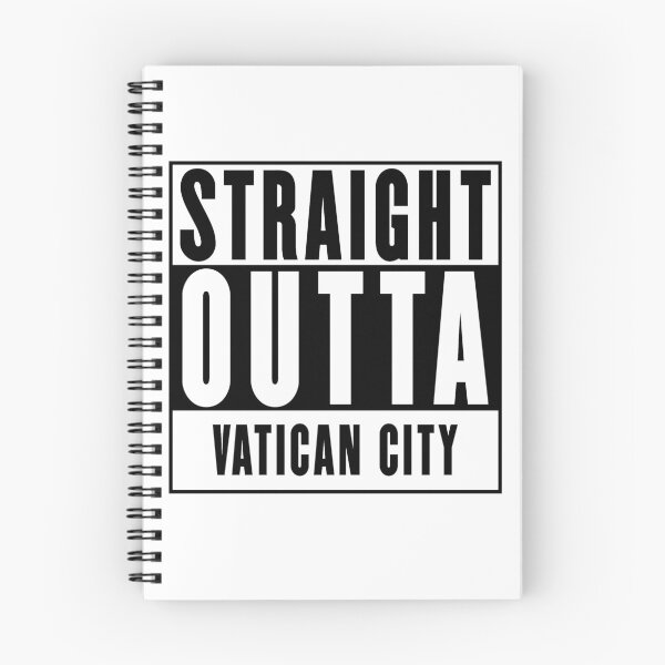 Item preview, Straight Outta Vatican City designed and sold by RandomStuffShop.
