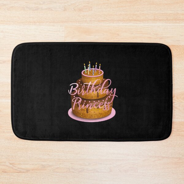 Item preview, Birthday Princess (on Black)  designed and sold by PawsitiveMum.