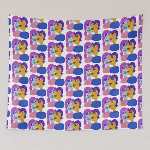 Item preview, The Happy Couple Gridded designed and sold by designsbytracie.