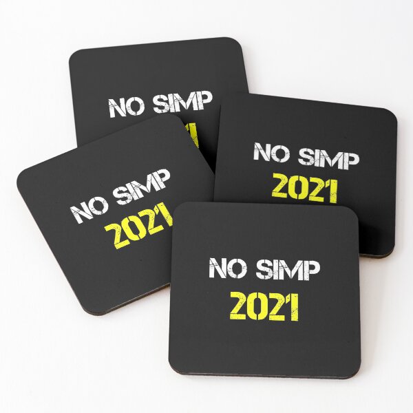 Item preview, NO SIMP 2021: Funny Gift for Friends, Family and Coworkers designed and sold by thegiftedadult.