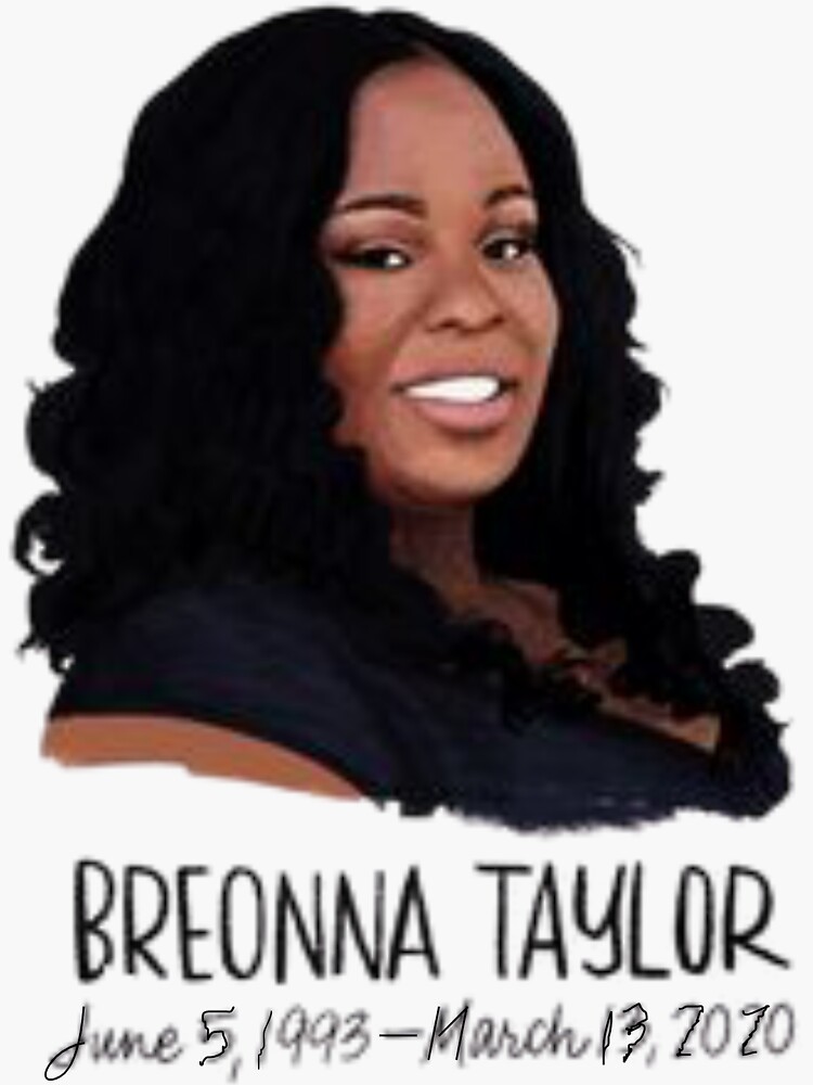 " Justice for Breonna Taylor Say Her Name Meaning" Sticker for Sale by