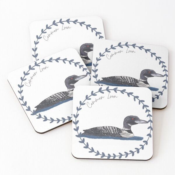 Item preview, Common loon bird illustration  designed and sold by TheWaterBirds.