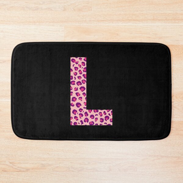 Item preview, Letter L Pink Cheetah Monogram Initial Sticker designed and sold by Pink Mint.
