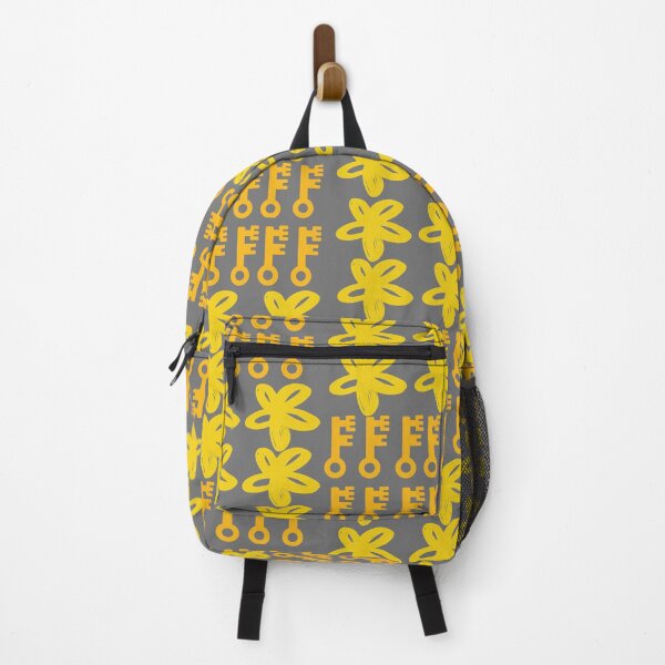 Item preview, Key Icon and Yellow Flower pattern designed and sold by Cultradesign.