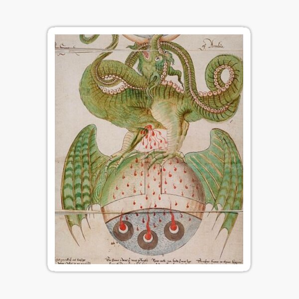 Artikel-Vorschau von Voynich Drache, designt und verkauft von comfortcare.