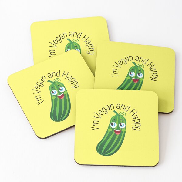 Item preview, I'm Vegan and Happy designed and sold by Checivinicius.