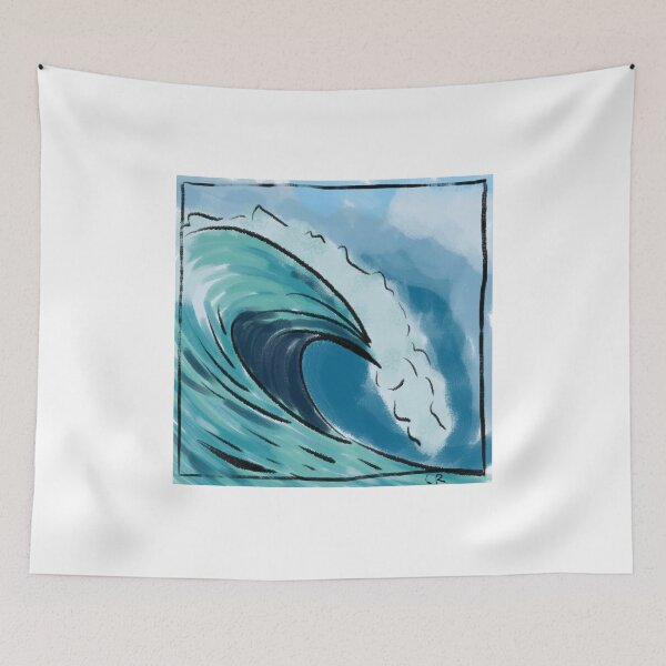 Item preview, Ocean Wave Surf designed and sold by TheSaltSirens.
