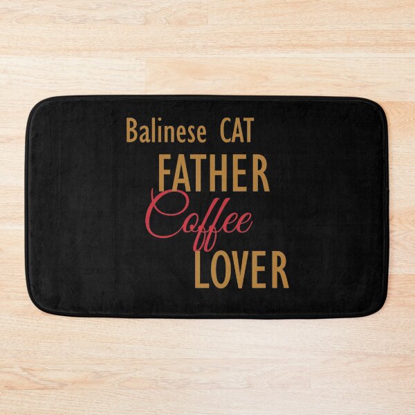 Item preview, Balinese CAT Father Coffee Lover. The perfect clothes and stickers for cat and coffee lovers designed and sold by amrmab.