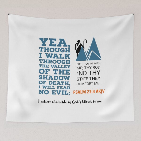 Item preview, Psalm 23 bible scripture about God and Christ designed and sold by PrimeScripts.