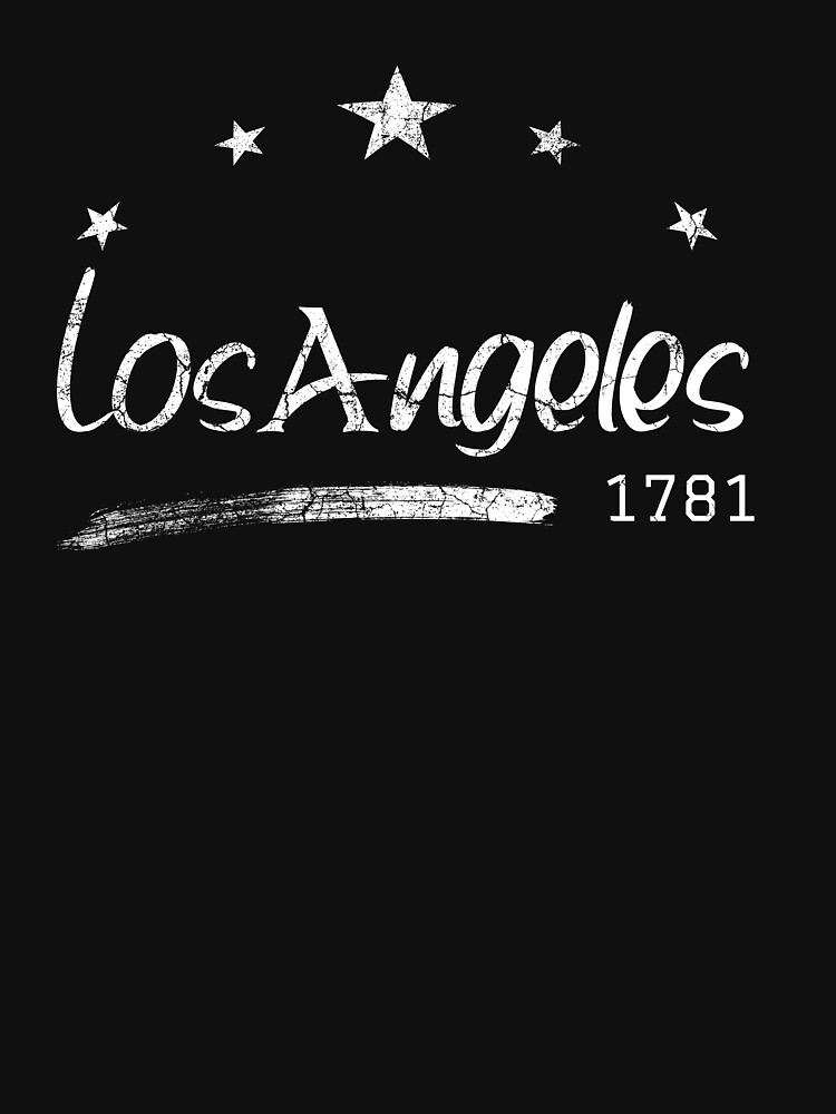 Black and Orange Los Angeles T-shirt Essential T-Shirt for Sale by AhmedGr