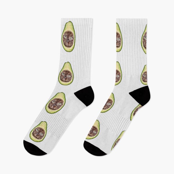 Item preview, Avo Kitty Avocado Kitty Cat  - Funny Surreal Cats designed and sold by AnimalSociety.