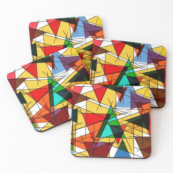 Item preview, Geometry Figure Texture Multi-color  designed and sold by Home-of-art.