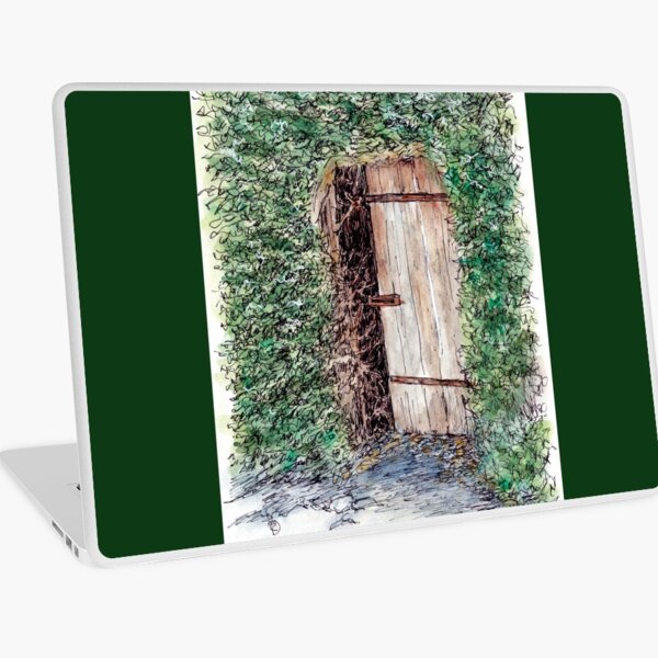Australian Scene - Secret door - Hahndorf, SA, Australia Laptop Skin
