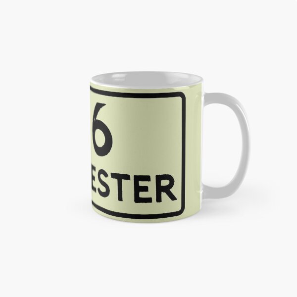 Item preview, A6 Manchester road sign designed and sold by bravoalpha.