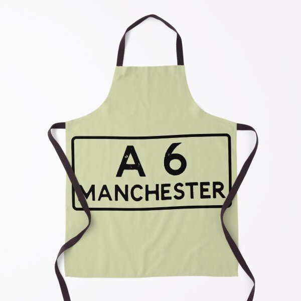 Item preview, A6 Manchester road sign designed and sold by bravoalpha.