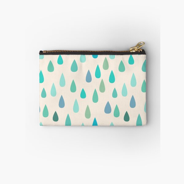 Item preview, Blue Aqua Mint Raindrops designed and sold by Cecilia Mok.