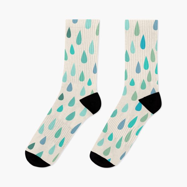 Item preview, Blue Aqua Mint Raindrops designed and sold by Cecilia Mok.