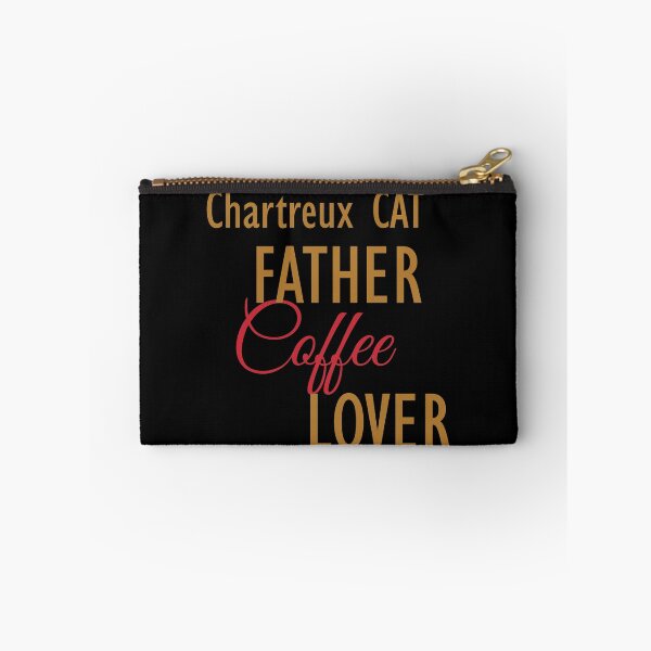 Item preview, Chartreux CAT Father Coffee Lover. The perfect clothes and stickers for cat and coffee lovers designed and sold by amrmab.