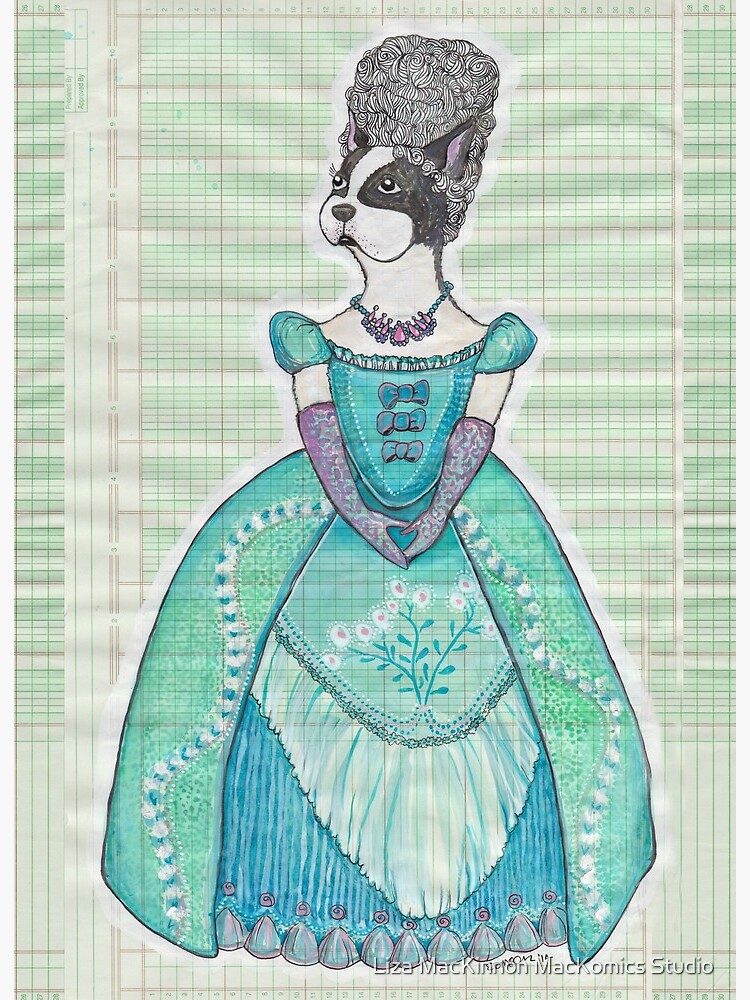 Thumbnail 2 of 2, Art Board Print, Marchioness de Lyon 1770 designed and sold by lizamackinnon.