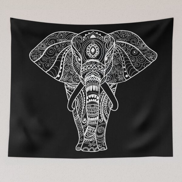 Item preview, Elephant Mandala Tapestry  designed and sold by Alisha Pinto.