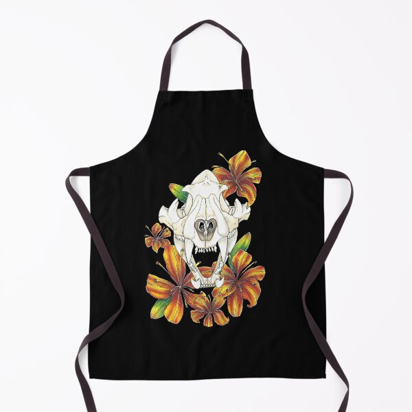Item preview, Tiger Skull with Tiger Lilies designed and sold by Weeping-Willow.