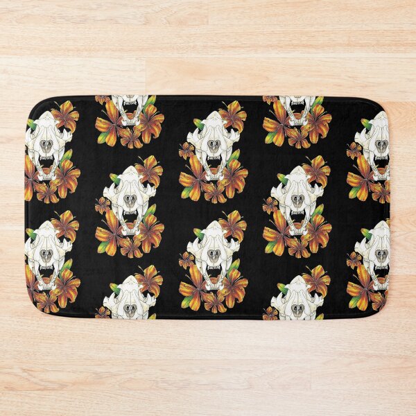 Item preview, Tiger Skull with Tiger Lilies designed and sold by Weeping-Willow.