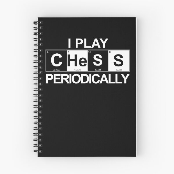 Item preview, I Play Chess Periodically | Periodic Table Elements Funny Chemistry designed and sold by InkItStudio.