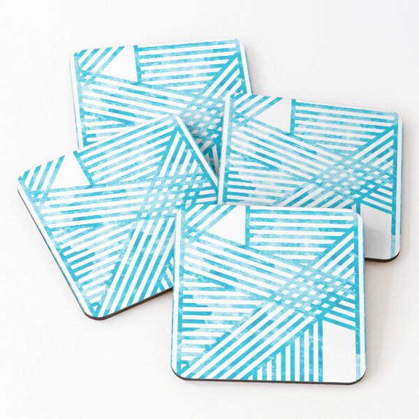 Item preview, Stripes - turquoise designed and sold by JRP Design.