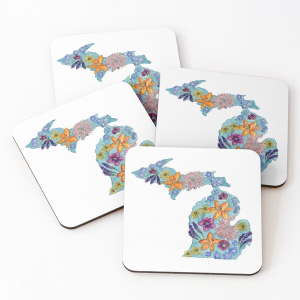 Item preview, Flowers of Michigan designed and sold by WoodlandMeadows.