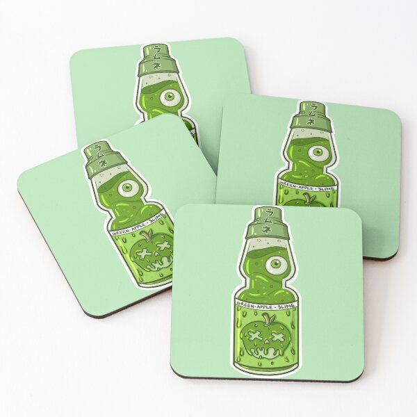 Item preview, Green Apple Slime Ramune  designed and sold by KaheleKreations.