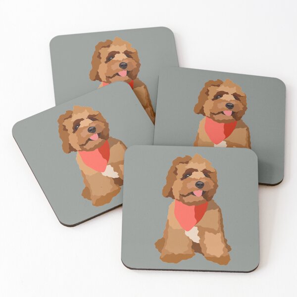 Item preview, Cavadoodle Dog Portrait Digital Illustration designed and sold by sherylwylie.