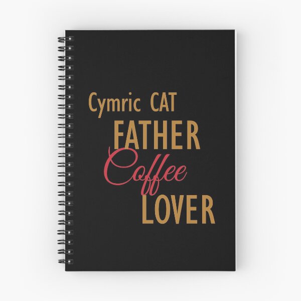 Item preview, Cymric CAT Father Coffee Lover. The perfect clothes and stickers for cat and coffee lovers designed and sold by amrmab.
