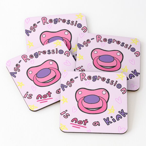 Item preview, Age Regression is NOT a Kink (Pink and Purple) designed and sold by MochaSystem.