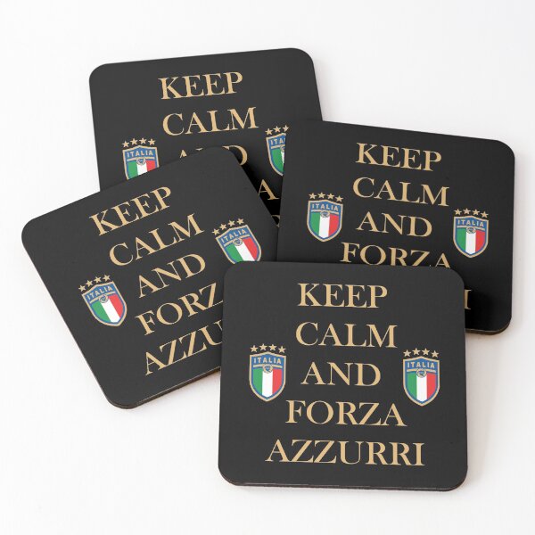 Item preview, Keep Calm and Forza Azzurri Italian Soccer Italy  designed and sold by Rami Khalifah.