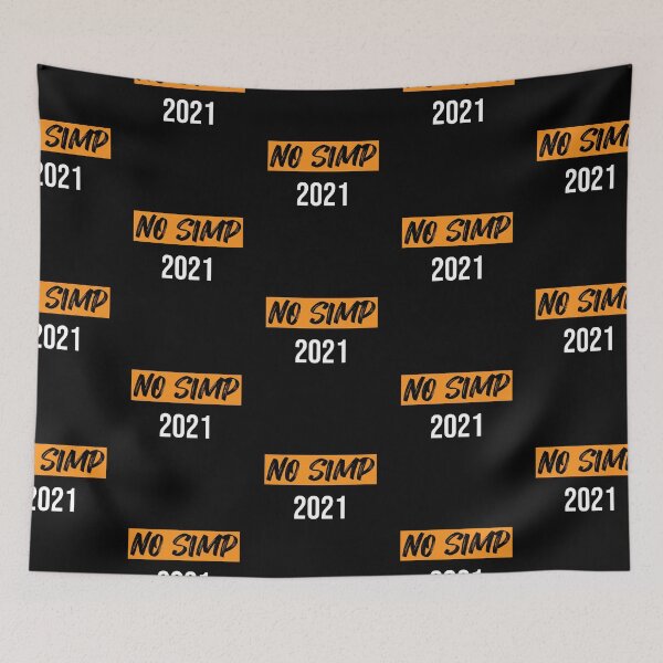 Item preview, NO SIMP 2021: Funny Gift for Friends and Coworkers designed and sold by thegiftedadult.