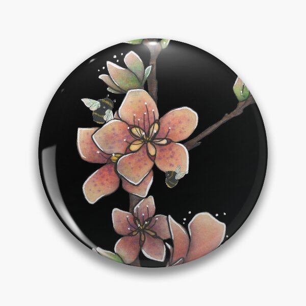 Item preview, Bees and Cherry Blossoms designed and sold by Weeping-Willow.