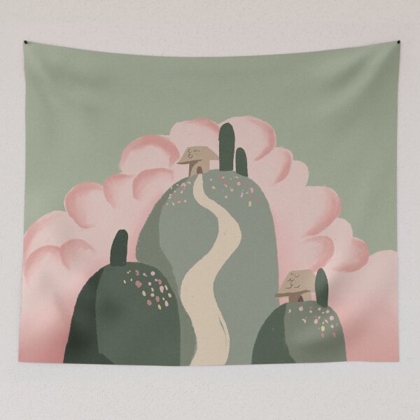 Item preview, Exotic mountains and houses designed and sold by JulietteCons.