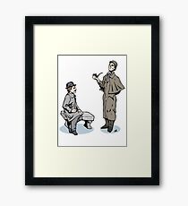 Victorian Sherlock and Watson Framed Print