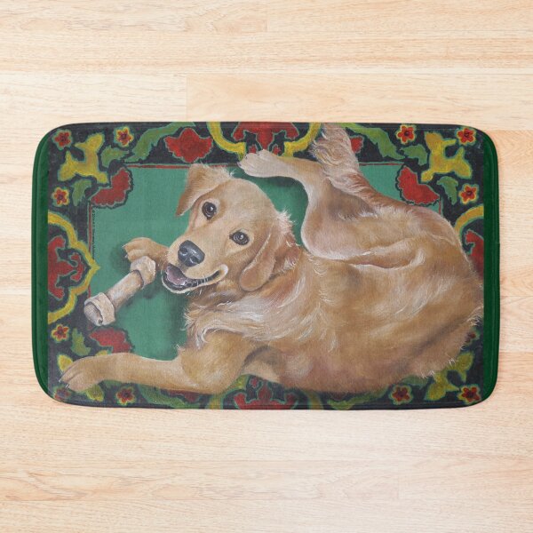 Golden Retriever Bath Mat